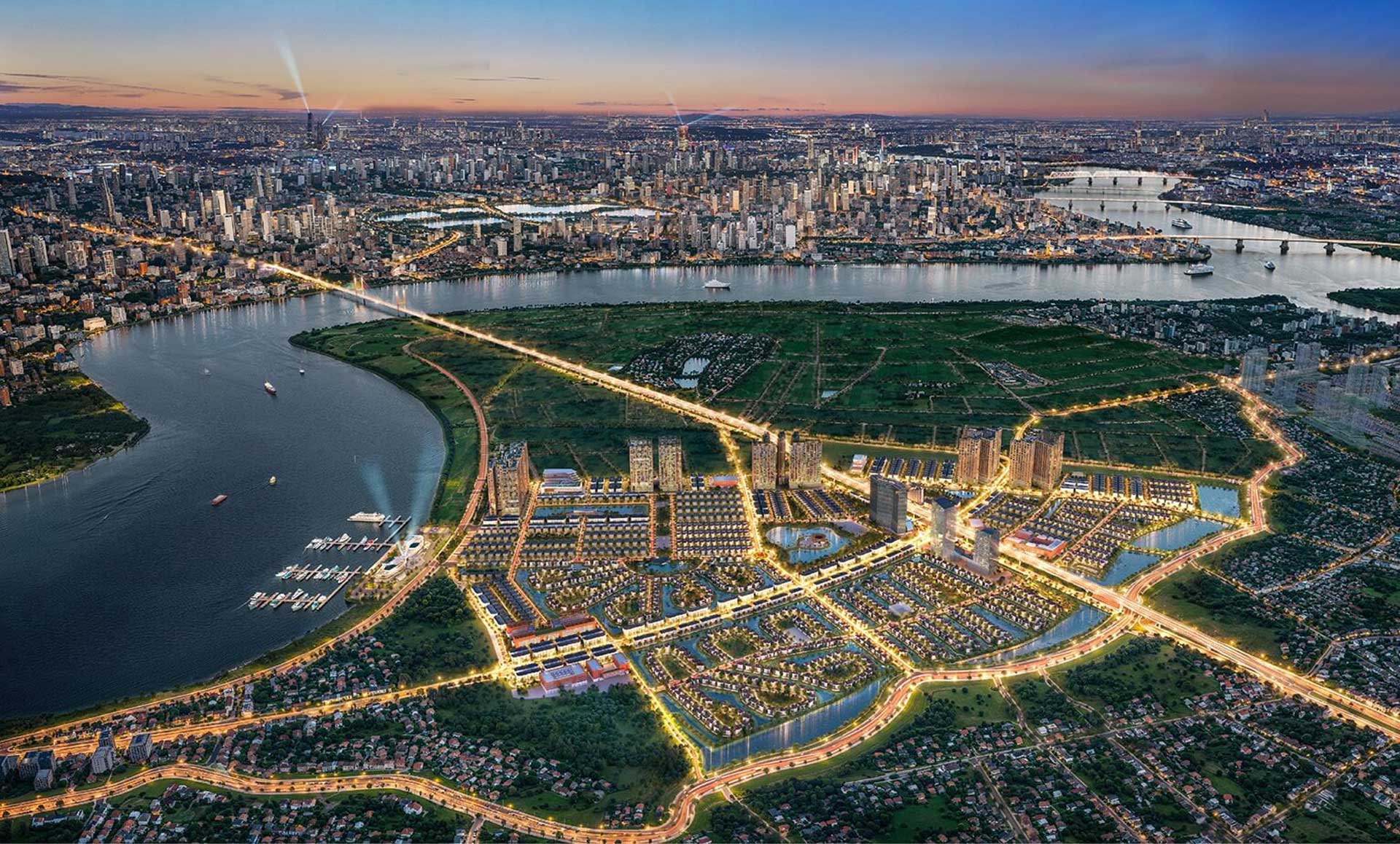 Phối cảnh Alluvia City - Ban Đêm