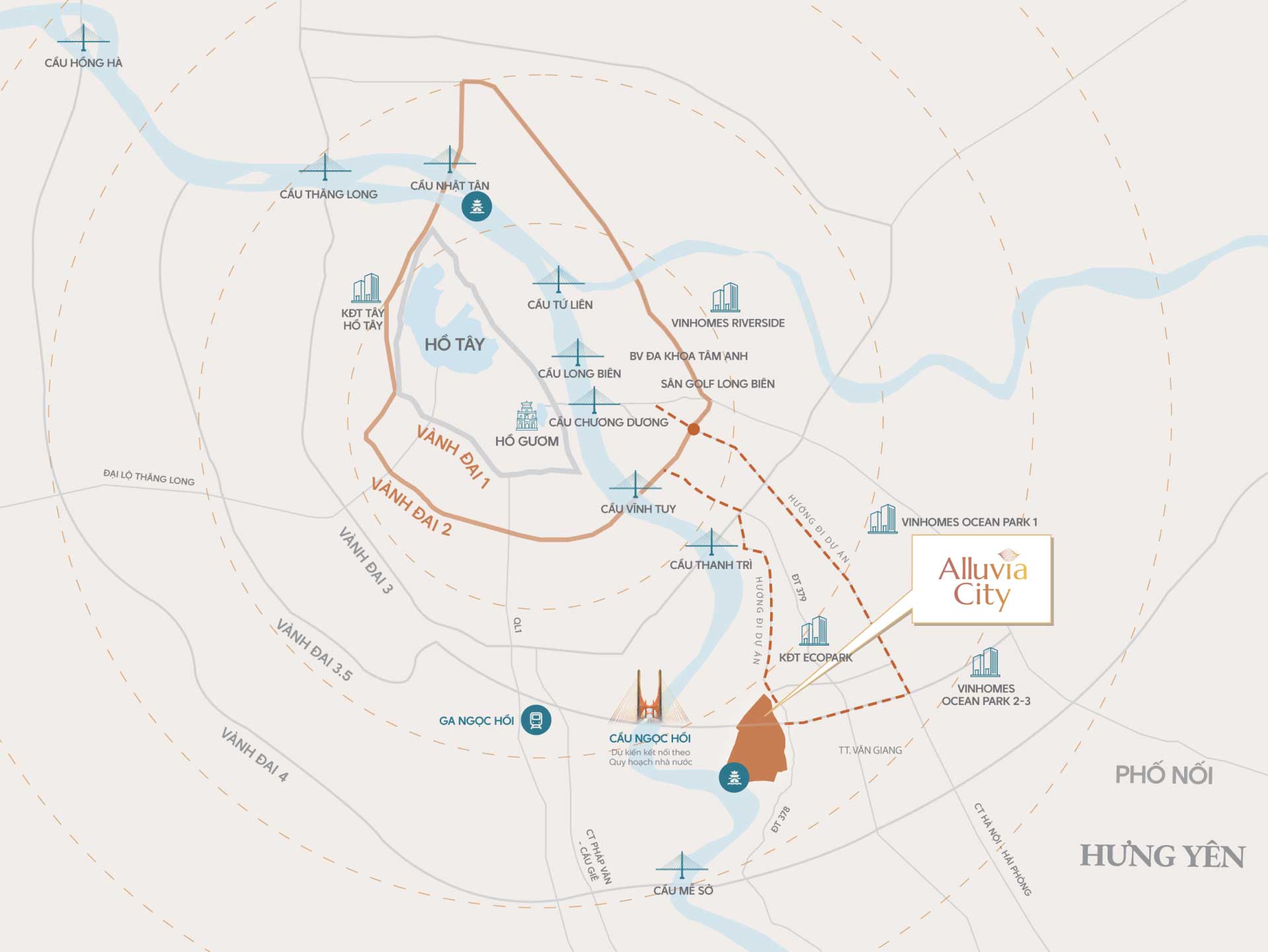 Vị trí dự án Alluvia City